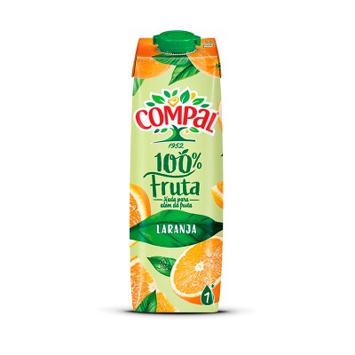 Compal Juice 100% Orange 1L